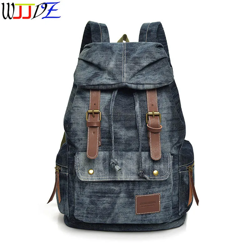 

Vintage denim Backpack SchoolBags Handbag Splashproof Laptop Backpack Large Capacity Rucksack for Boys and girls BAGS wjjdz
