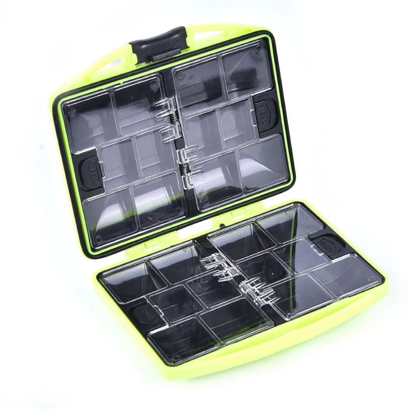 Двухсторонняя коробка для рыболовных снастей водонепроницаемая приманка крючки