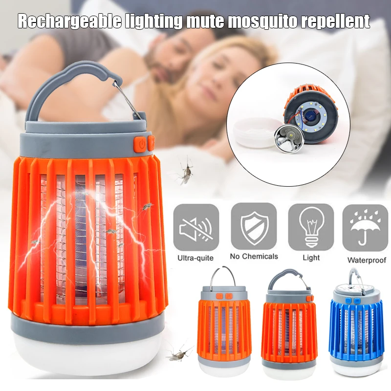 2 in 1 LED USB Solar Power Mosquito Killer Lamp Portable Flashlight Outdoor Repellent Light Insect Trap Camping SG | Компьютеры и офис