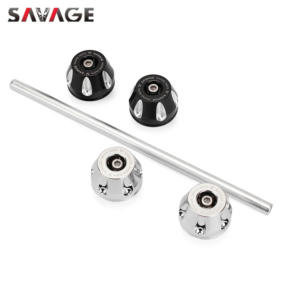 Front Axle Fork Crash Slider Caps For Harley FAT BOY SOFTAIL STANDARD 2018-2021 SPORT GLIDE Motorcycle Wheel Falling Protector |