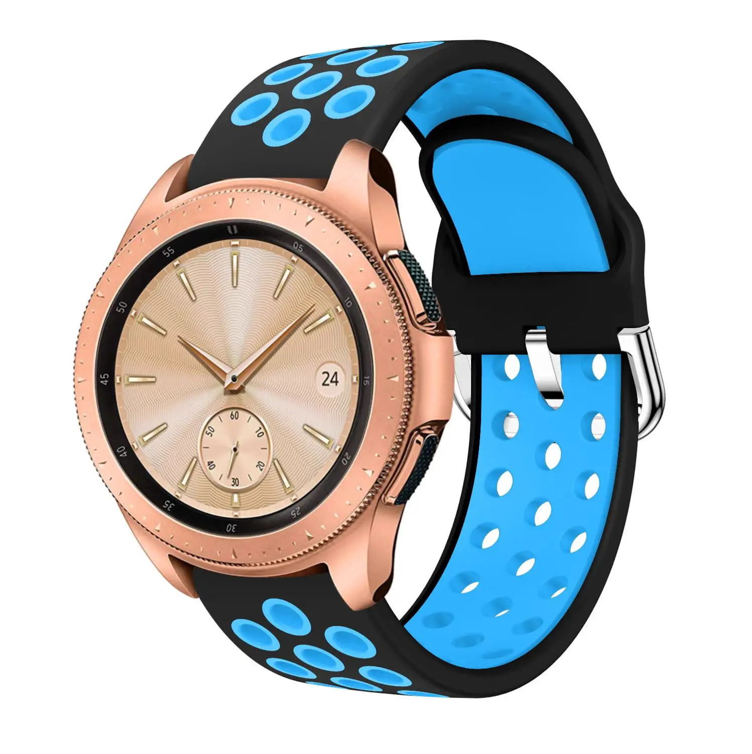 Ремешок силиконовый для Samsung Galaxy Watch 42 мм мягкий спортивный сменный Браслет умных