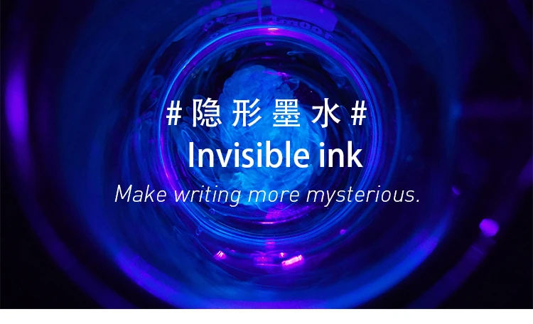 Невидимые чернила флуоресцентные светящиеся с УФ фонарь ком|Перьевые ручки| |