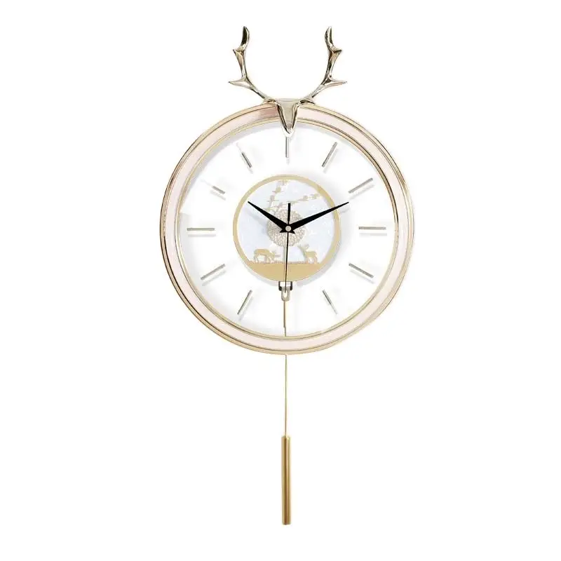 

Nordic Luxury Wall Clock Metal Frame Modern Design Living Room Transparent Glass Mute Creative Wall Clocks Undefined Zegary Gift