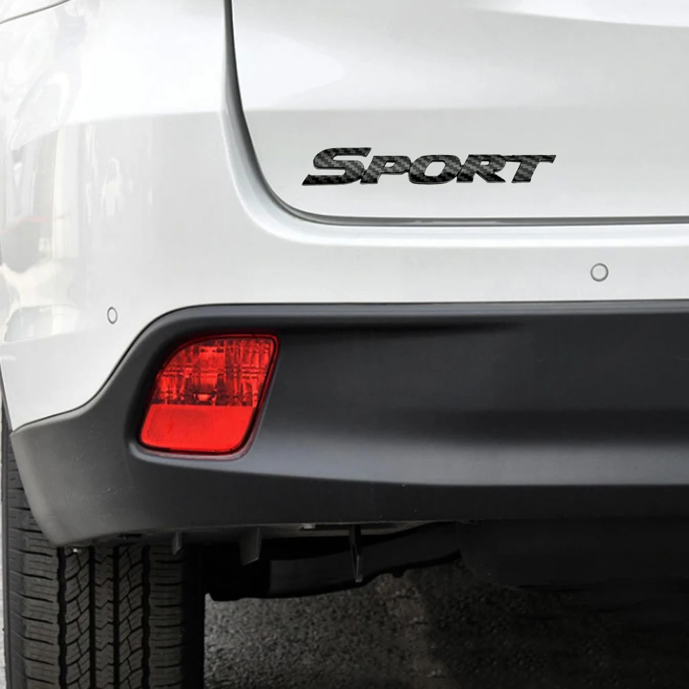 Автомобильный Стайлинг багажник фотографический логотип 3D черная эмблема из