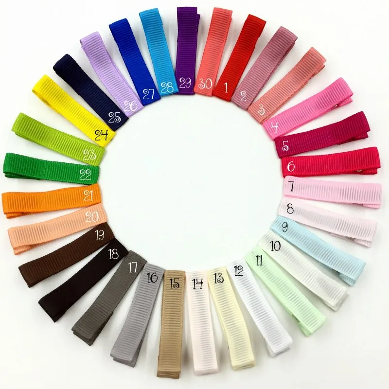 100 шт./лот Ленточные шпильки для волос девочек оптовая продажа аксессуары детские