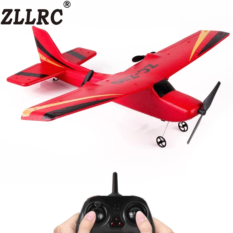 

2021 ZLLRC Z50 Gyro RTF Remote Control airplanes Glider 350mm Wingspan EPP Micro Indoor RC Airplane funny boys airplanes