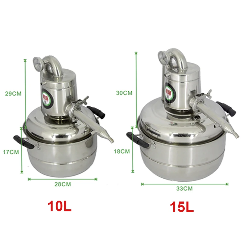 10л/15л дистиллятор для воды домашний маленький набор приготовления пива