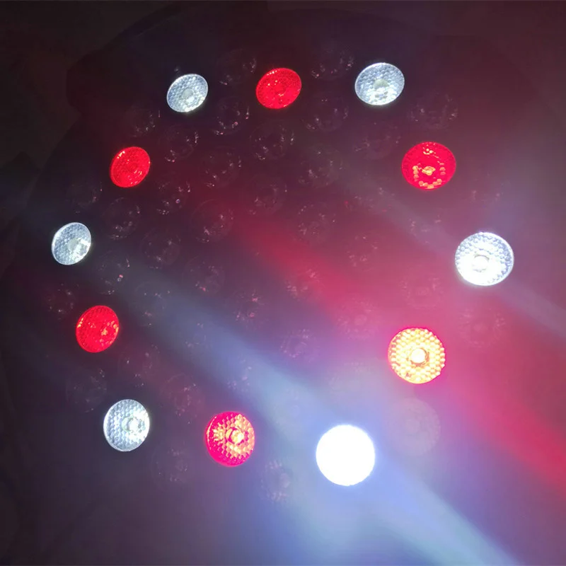 Светодиодный прожектор par 54 светодиода DJ Par led RGBW для дискотеки DMX эффект
