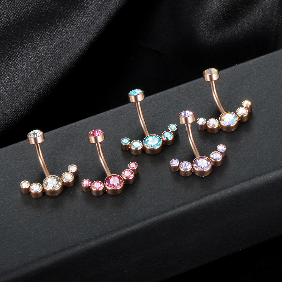 1 шт. кольцо для пупка из нержавеющей стали |