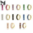 Разноцветные циркониевые серьги-кольца MC для женщин, серьги-кольца 2020, новые тенденции, горячая Распродажа деликатные серьги