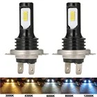 Новинка 2 шт. 12000LM светодиодный CSP мини автомобилей головной светильник лампы H11 9006 HB4 9005 HB3 H4 H7 H8 H9 H1Headlamp комплект для Высокоелуча лампы Противотуманные фары светильник