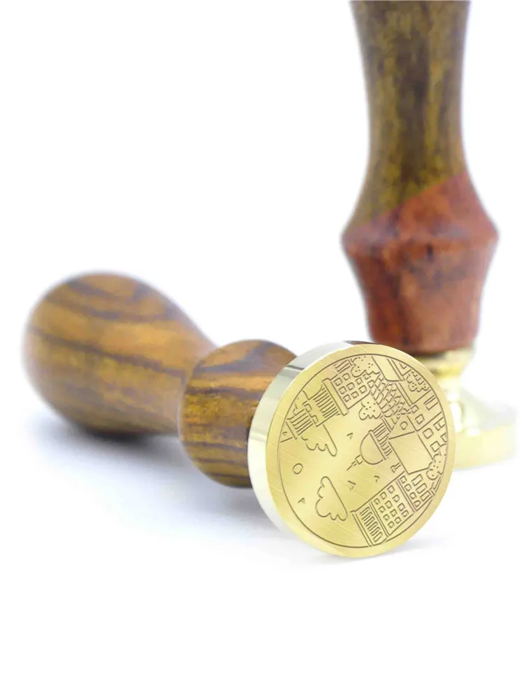 Новый Вид из окна штамп уплотнение индивидуальная восковая печать свадебные