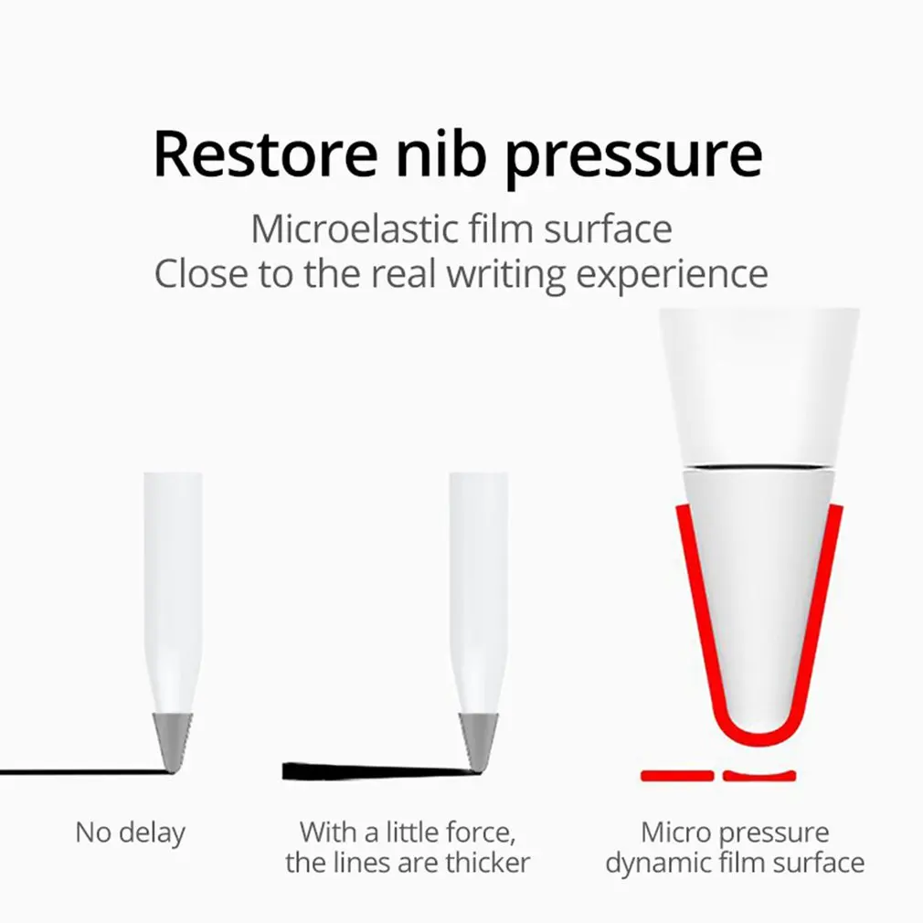 

8 pcs for Apple Pencil 1 2 Tablet stylus Touch Pen nib case Soft silicone Protective case for apple Pen case touch cover