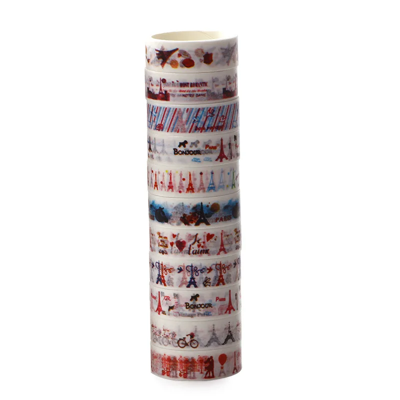 33 шт./кор. с милыми цветами, Еда Животные декоративная лента Washi DIY Скрапбукинг малярный скотч школы канцелярский подарок