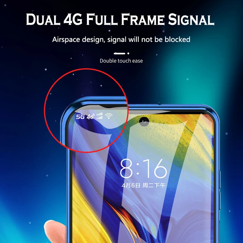 Магнитный металлический чехол для samsung Galaxy A7 A8 A9 2018 A10 A50 A60 A70 A20 A30 A40 M10 M20 M30 M40 A80