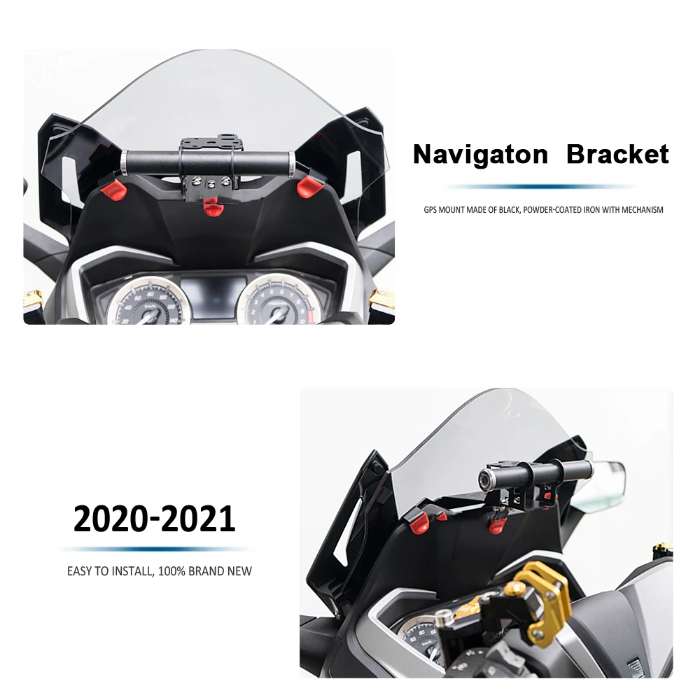 motorcycle front phone stand holder gps navigaton plate bracket for honda for forza 350 2020 2021 for forza 350 free global shipping