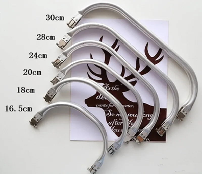 Рама для докторского кошелька алюминиевая рама сумок 16 5 см 18 20 24 серебристая