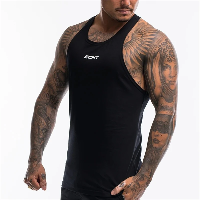 Мужская майка для фитнеса без рукавов занятий спортом | одежда
