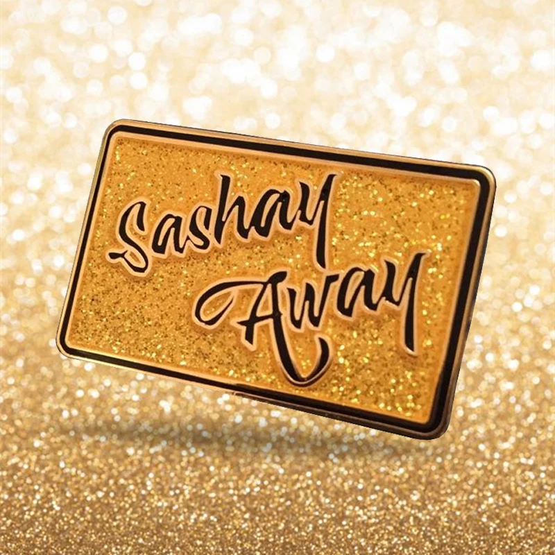 

Sashay Away Rupau's Drag Race Glitter Enamel Brooch Pins Badge Lapel Pin Brooches Alloy Metal Fashion Jewelry Accessories