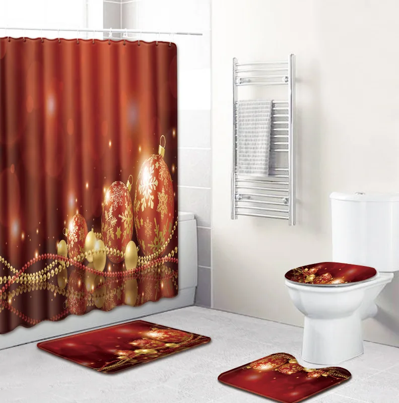 Рождественский Санта Клаус Новогодний комплект из 3 предметов сиденье для