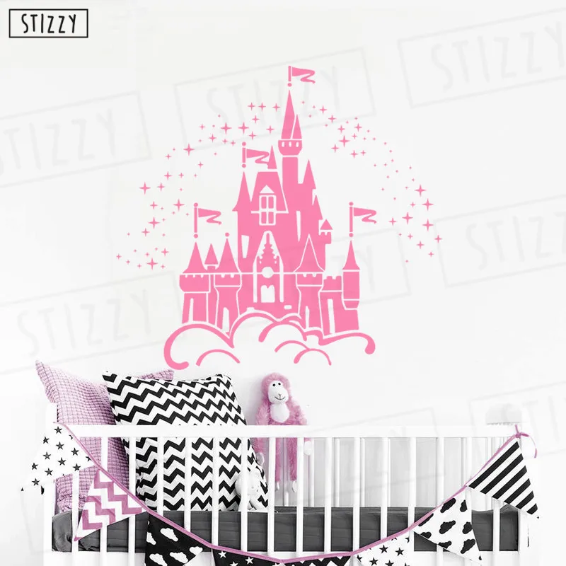STIZZY Настенная Наклейка детская комната Фея настенные наклейки с героями