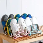 Многофункциональная Пластиковая полка для обуви, креативная сушилка для обуви, 2 шт., подвесная полка для хранения детской обуви