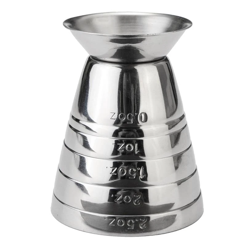 Нержавеющая сталь бар джиггер измерения выстрел чашки унцию Джиггер Бар