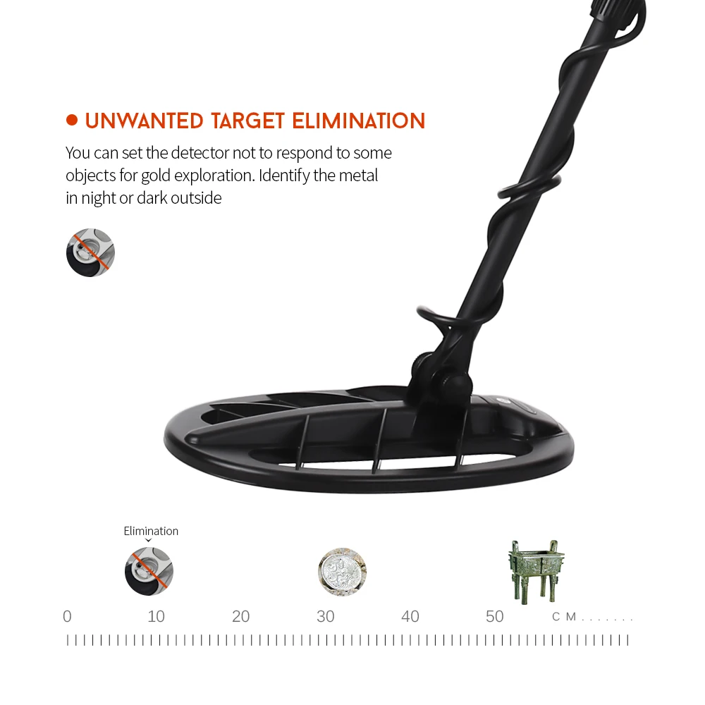 Детектор металла Дисплей металлический локатор искатель подземный детектор