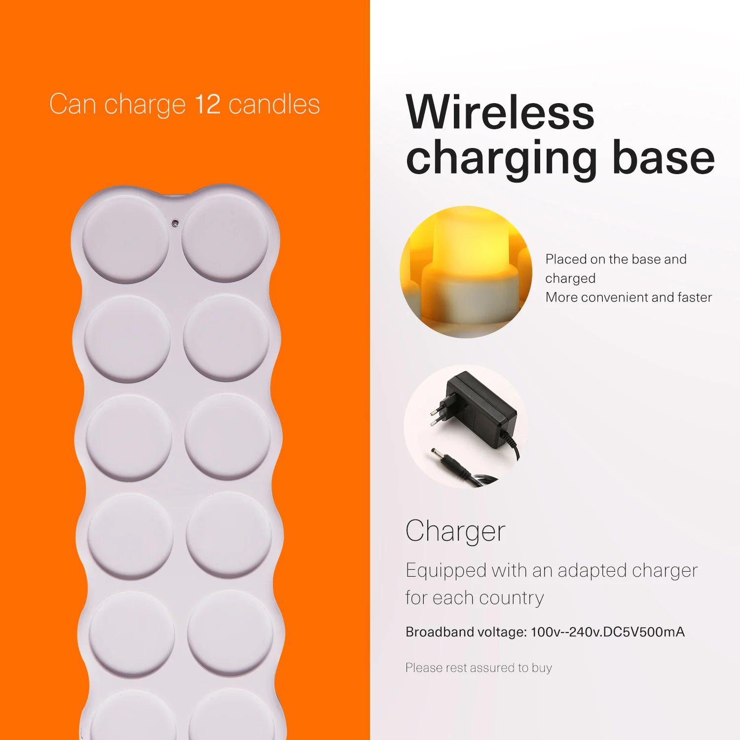 12 шт. свечи беспламенное мерцание Рождественская лампа на день рождения вечерние