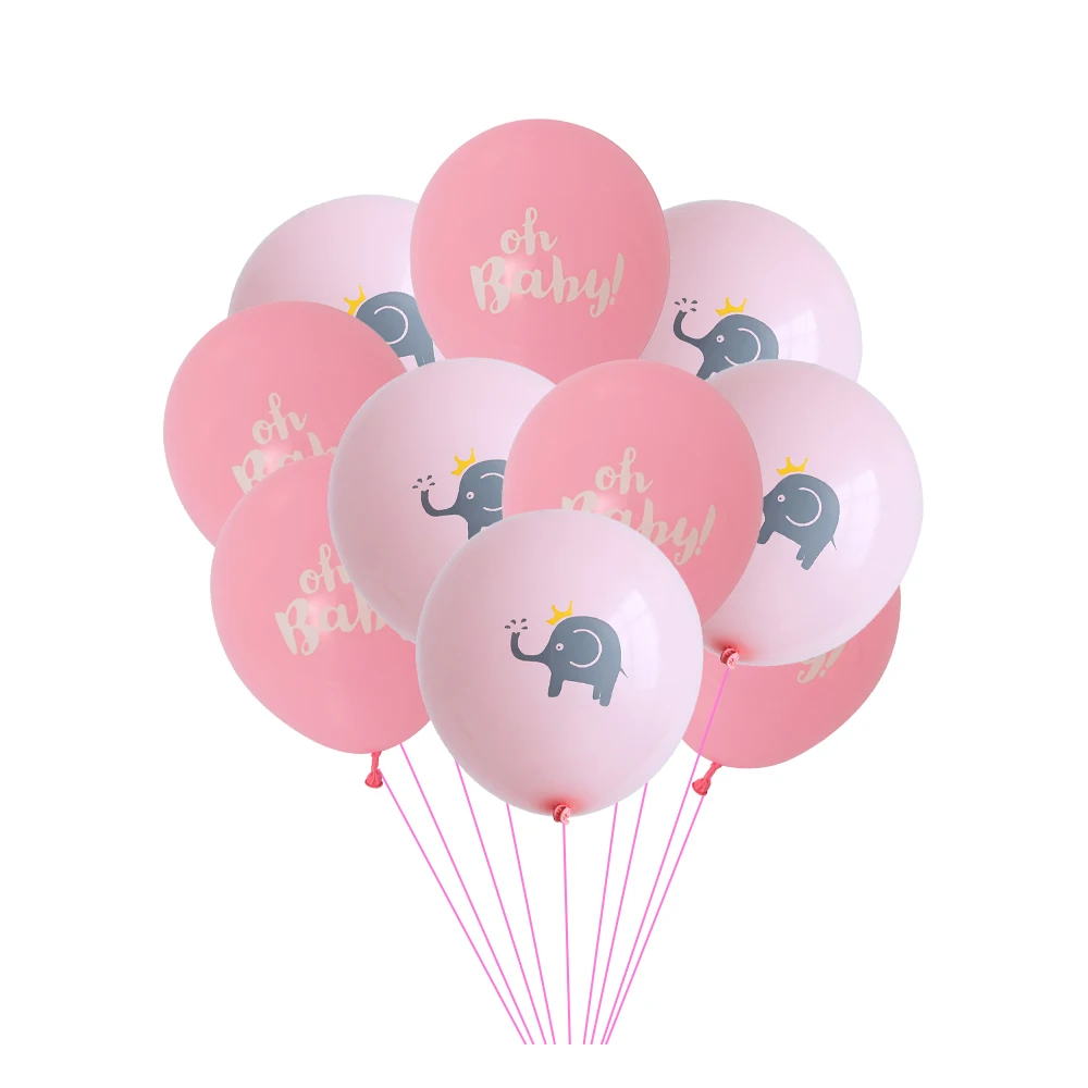 1 комплект 12 дюймов латексные воздушные шары с изображением слона из мультфильма