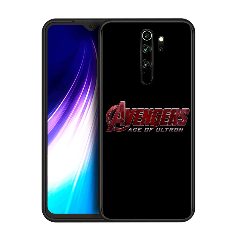 

Marvel Logo For Xiaomi Redmi 9i 9T 9A 9C 9 8A 8 GO 7 7A S2 Y2 6 6A 5 5A 4X Prime Pro Plus Black Phone Case