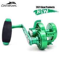 camekoon trolling reel up to 32kg lever drag 6 31 offshore saltwater baitcasting fishing conventional overhead jigging reel