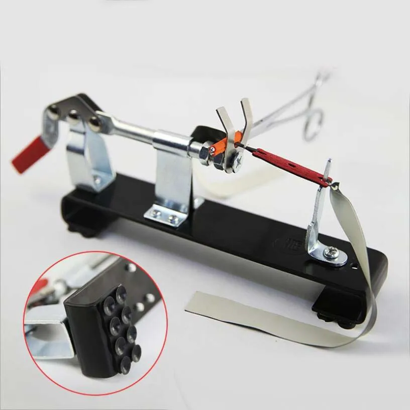 Привязанный резиновый инструмент для плоской или круглой резиновой ленты