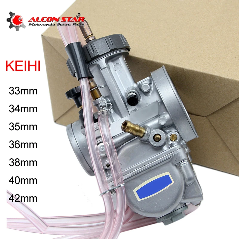 

Карбюратор Keihi для мотоцикла, Alconstar-33, 34, 35, 36, 38, 40, 42 мм, 2T/4T, скутер, вездеход, UTV, для бездорожья, кафе, гонщик, питбайк 125CC-500CC