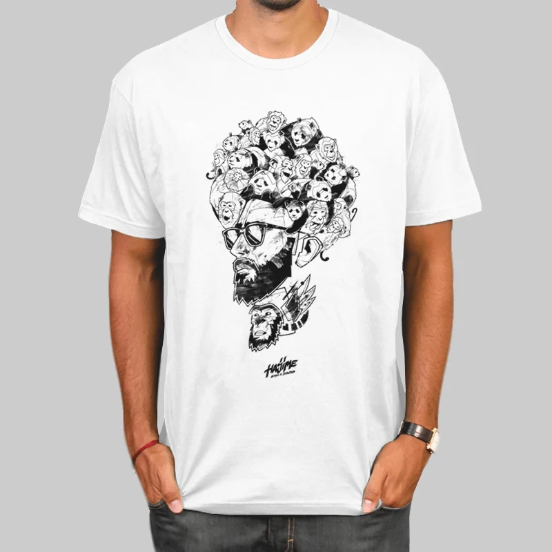 

Футболка Мужская/женская из натурального хлопка, в стиле Харадзюку