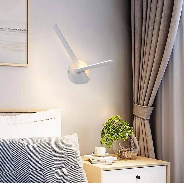 Светодиодный Спальня настенный светильник Nordic простота бра для Гостиная зеркало