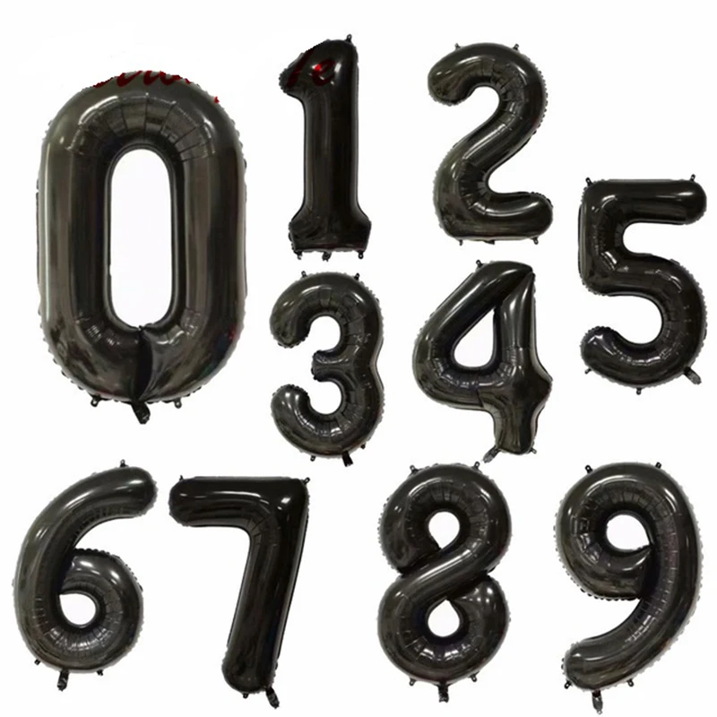 40 дюймовый светодиод синий розового и фиолетового цветов номер воздушные шары из