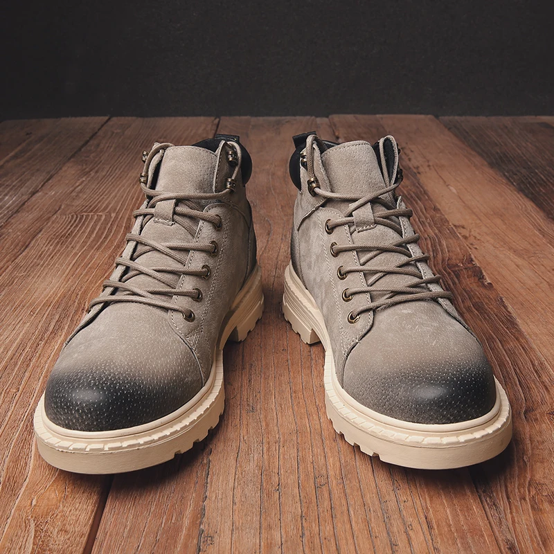 Высококачественные зимние теплые ботинки martin Рабочая обувь CHUQING брендовые