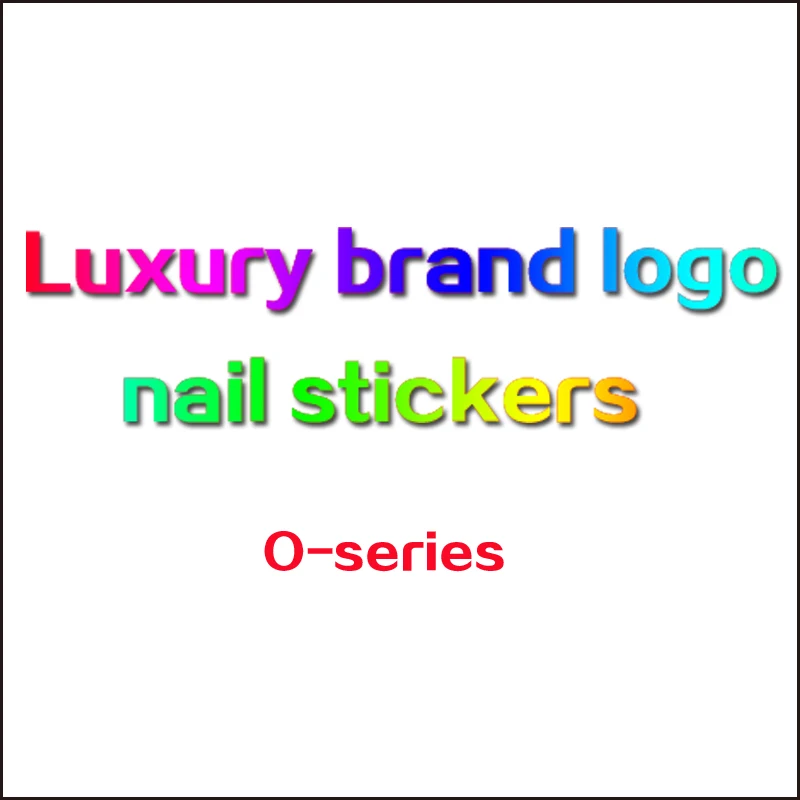 

10pcs Stickers Manicure Brand Nail Sticker Self-adhesive DIY Decals Tips Rose Gold Nail Art Stickers Decals Nail Art Decorations
