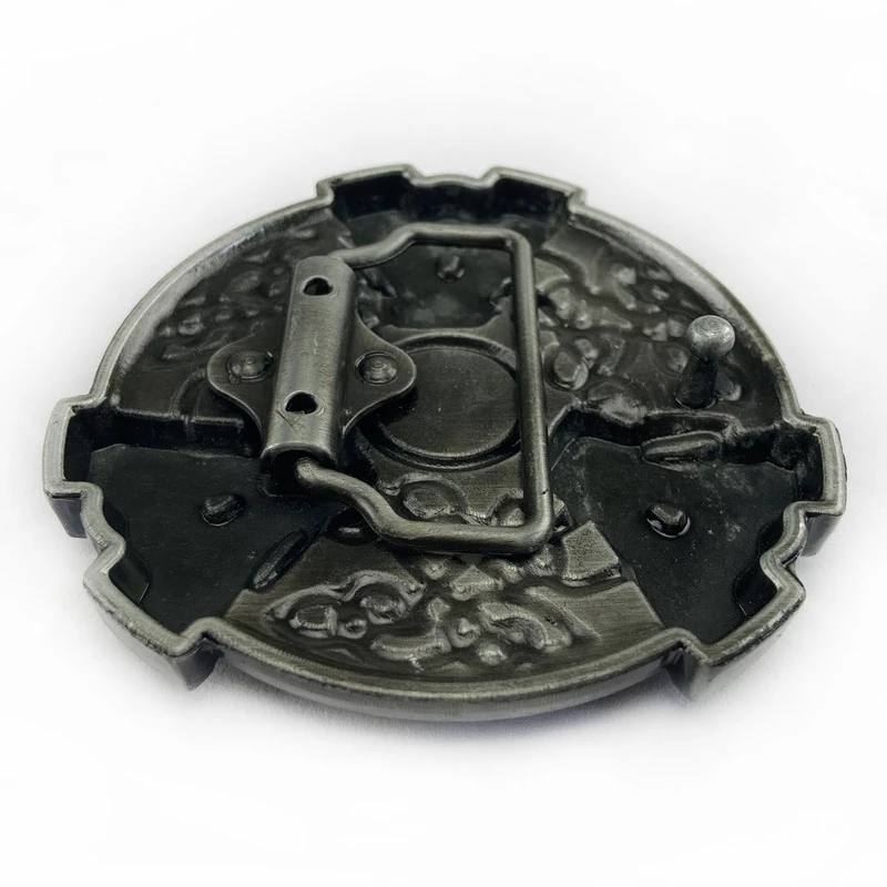 Мотоциклетные пряжки для ремня мужские брендовые Серебристые Металлические