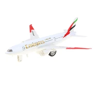 alloy emirates airplane model toy for kids toddlers 777 airliner toy home desk decor kids birthday gift