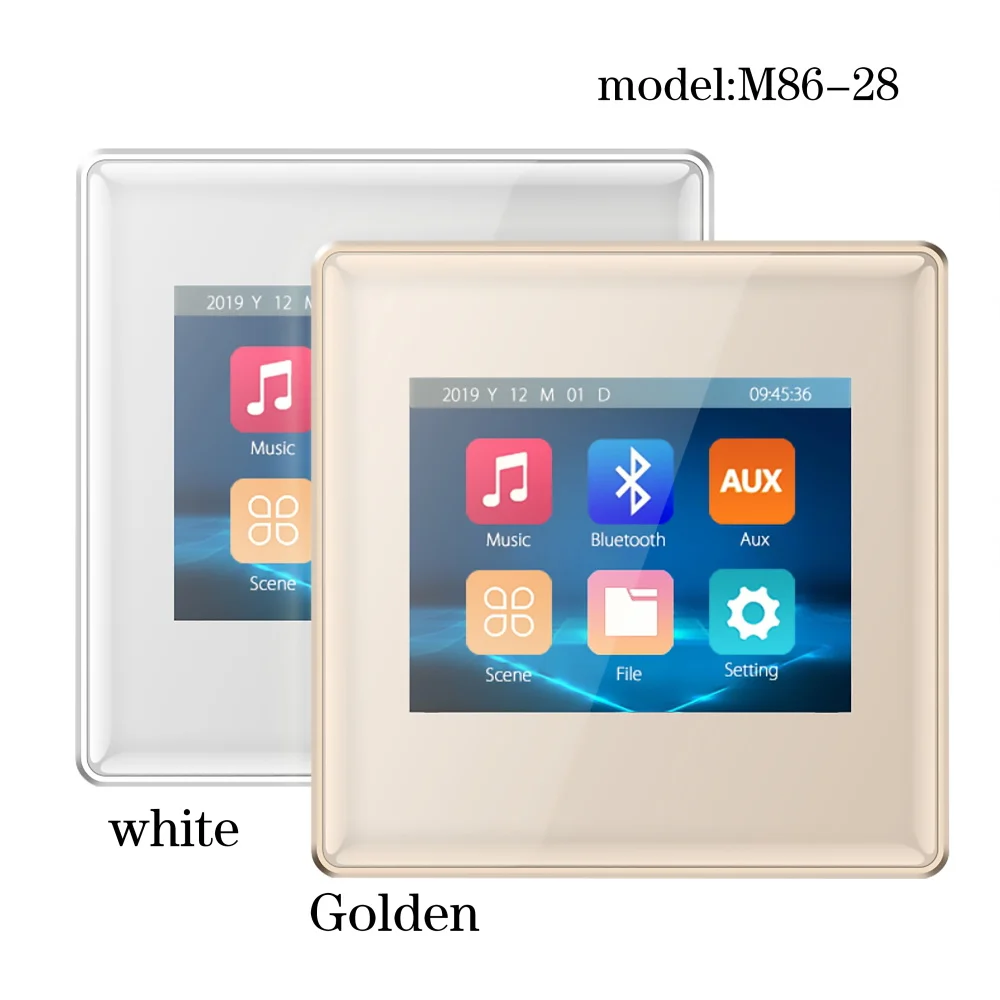 Настенный усилитель с сенсорным экраном 2020 новый продукт M86-28 2 8 дюймов настенный