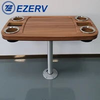 rv removable lifting table with cup holders table legs adjustable motorhomes boat yacht camper trailer caravan accessories