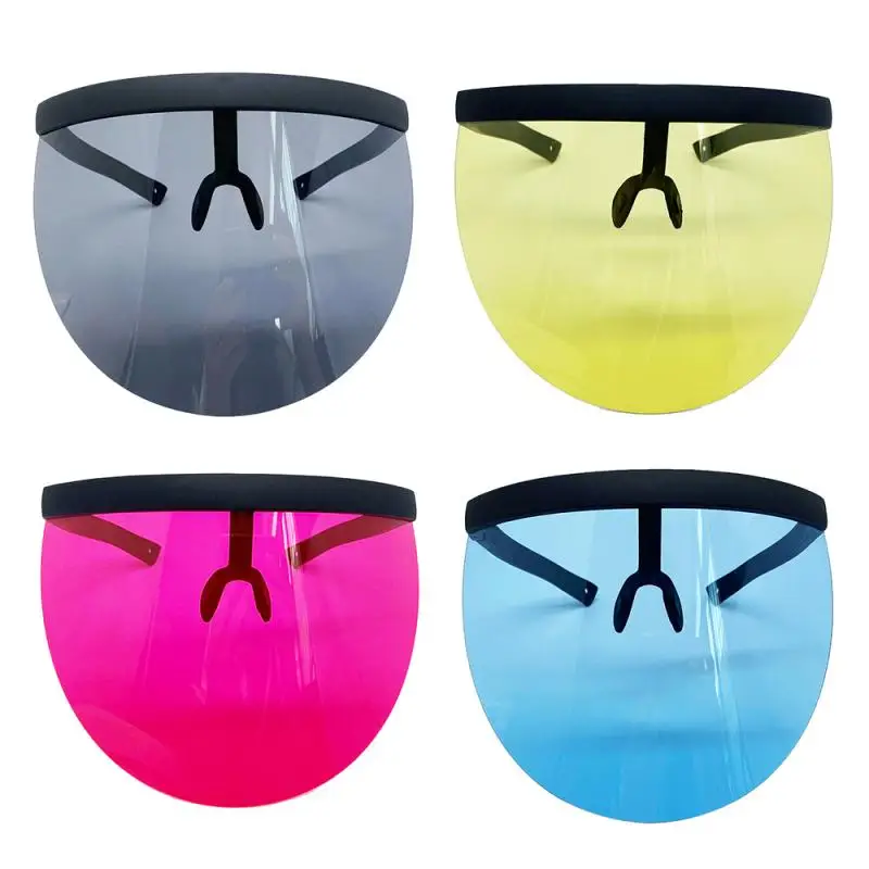 

Маска большого размера с увеличенным козырьком, большая маска для защиты от капель и слюны, солнцезащитные очки, защита для половины лица, з...