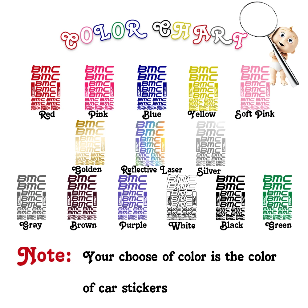 Светоотражающие наклейки на раму шоссейного велосипеда Bmc Аксессуары для