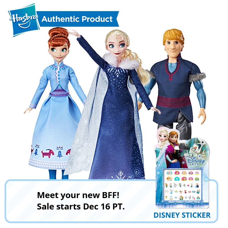 Hasbro Дисней Замороженные Олаф Замороженные Приключения Эльза Анна Кристоф кукла подарок на день рождения Детские игрушки для девочек Милая коллекция кукол 30 см