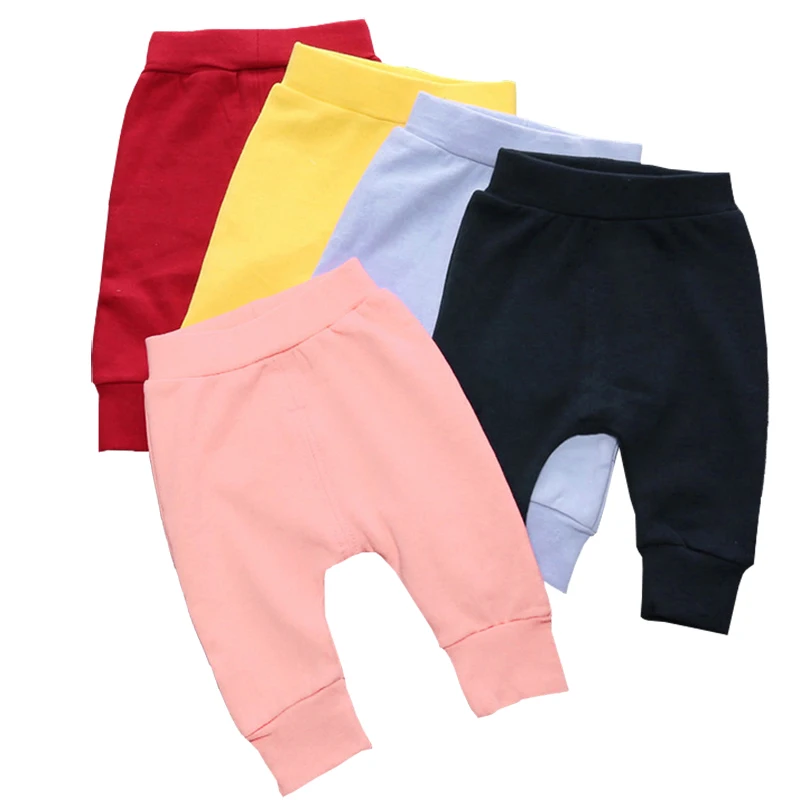 Штаны для маленьких девочек весенне-осенние брюки мальчиков детские штаны ярких