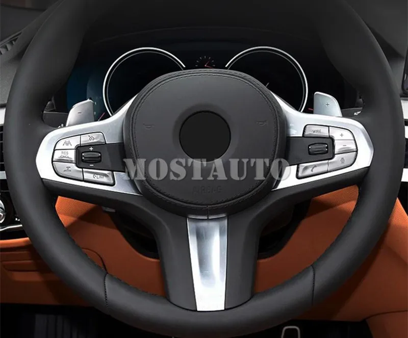 9 шт. накладки на кнопки рулевого колеса для BMW X3 G01 X4 G02 2018 2021|Лепнина интерьера| |
