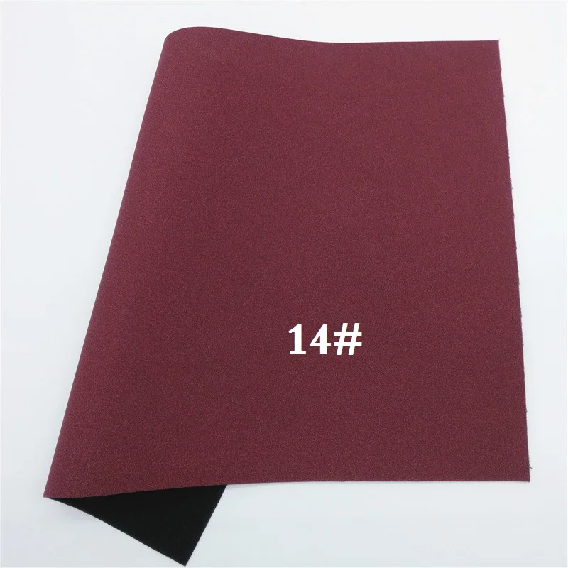 14 Glitterwishcome 21X29 см A4 размер винил для бантов замша кожа ткань, синтетическая кожа, искусственная кожа листы для бантов, GM559A - Цвет: 14