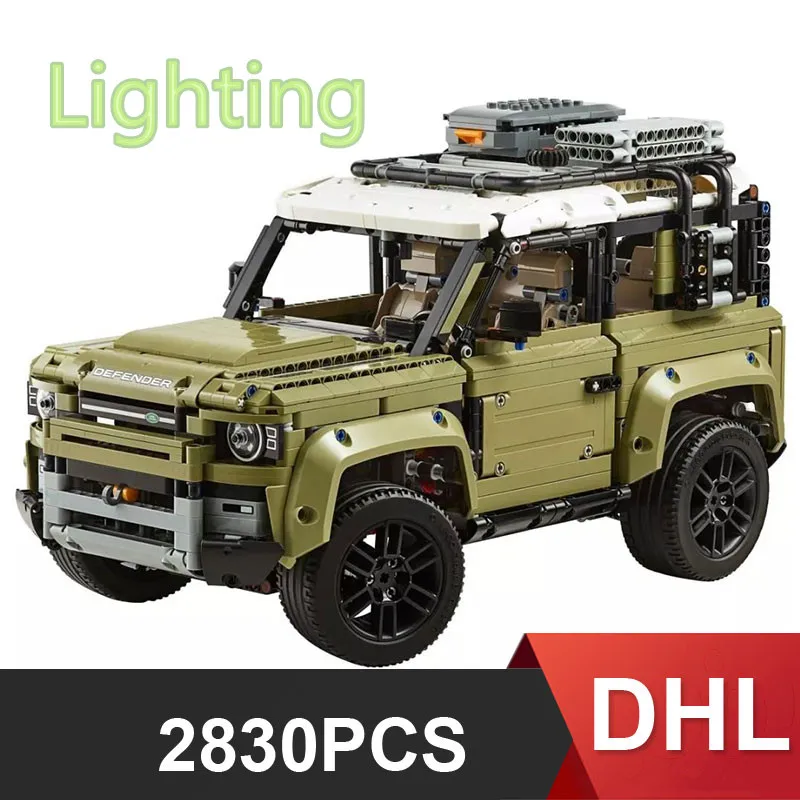 93018 Technic серия landshed Rover Defender модель строительные блоки Совместимые 42110 мальчик